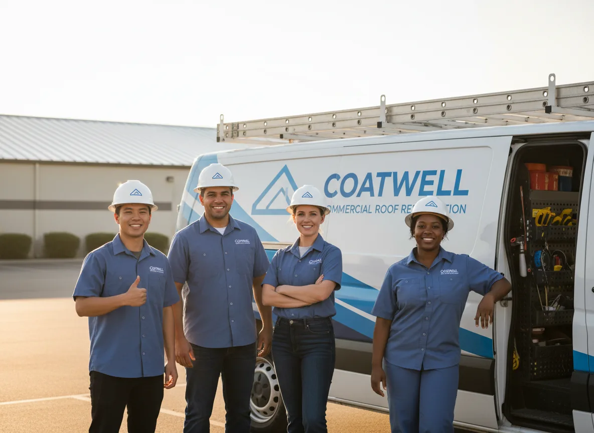 Commercial roof coating company in Louin, MS